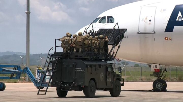 Polícia Federal fez simulação de sequestro de avião no Aeroporto de Viracopos