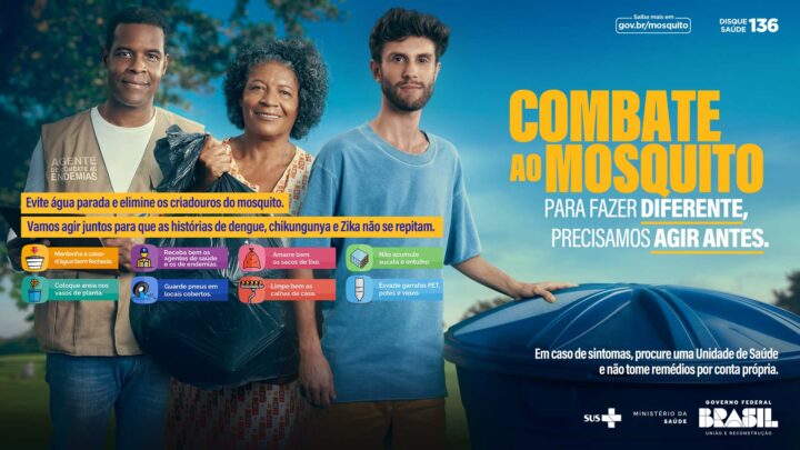 MINUTO DA SAÚDE: Brasil enfrenta maior epidemia de dengue da história
