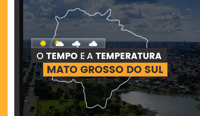 PREVISÃO DO TEMPO: alerta de chuvas intensas para Mato Grosso do Sul nesta sexta-feira (22)