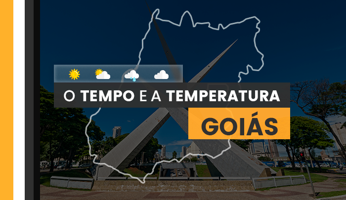 PREVISÃO DO TEMPO: alerta de chuvas intensas para o Goiás nesta quarta-feira (20)