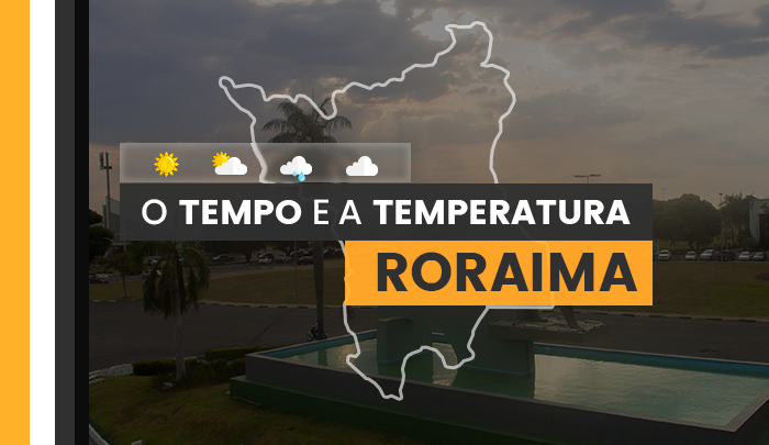 PREVISÃO DO TEMPO: pancadas de chuva no sul de Roraima nesta sexta-feira (16)
