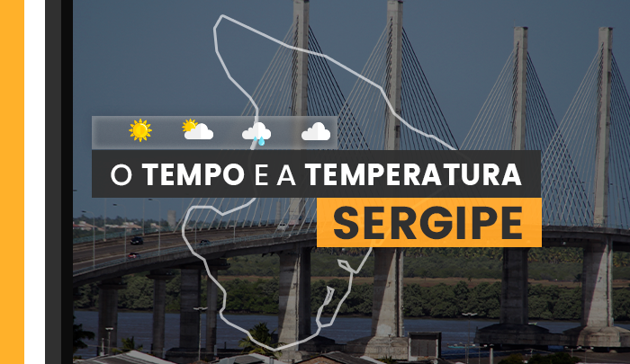 PREVISÃO DO TEMPO: quinta-feira (15) com chance de chuva em boa parte de Sergipe durante a manhã