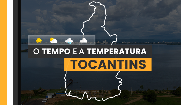 PREVISÃO DO TEMPO: quinta-feira  com chuva isolada em áreas do Tocantins