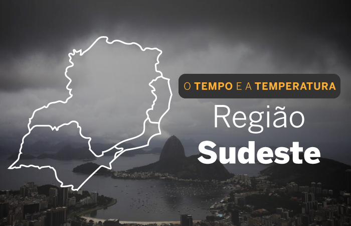 PREVISÃO DO TEMPO: sábado (23) com alerta para chuvas intensas no Rio de Janeiro