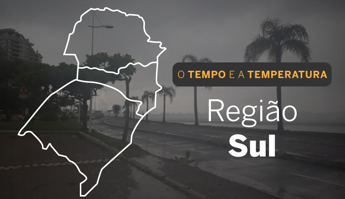 PREVISÃO DO TEMPO: sábado (23) com possibilidade de chuva em áreas do Paraná e Santa Catarina