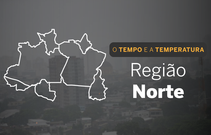 PREVISÃO DO TEMPO: sábado (30) com previsão de chuva para toda a região Norte