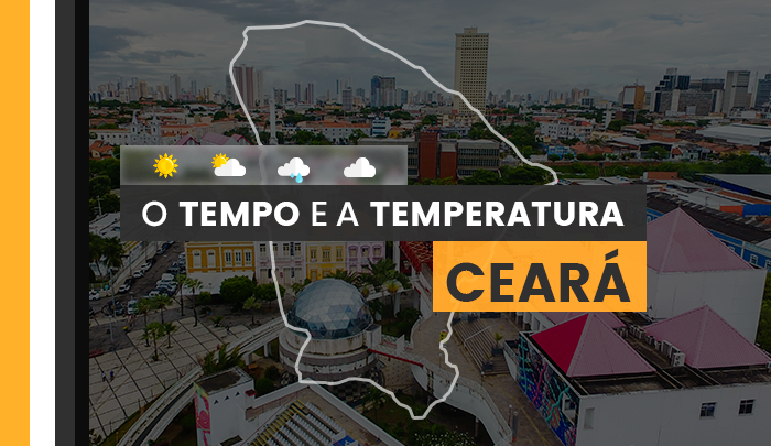 PREVISÃO DO TEMPO: sexta-feira (1°) com pancadas de chuva no Ceará