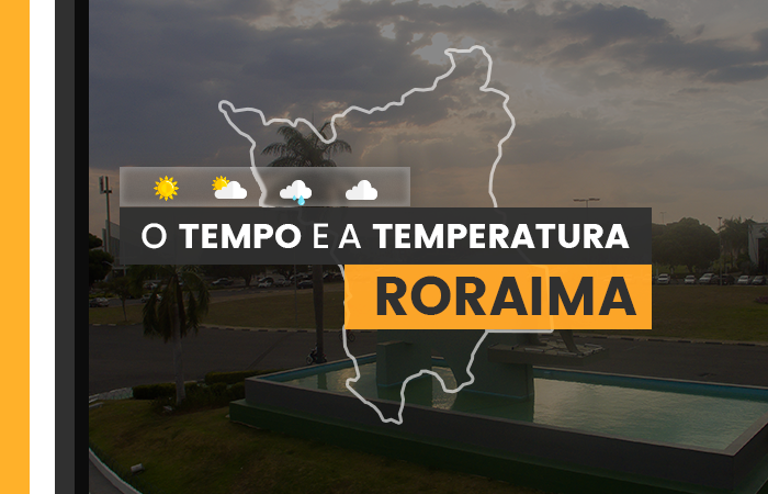 PREVISÃO DO TEMPO: sexta-feira (23) sem chuva em Roraima