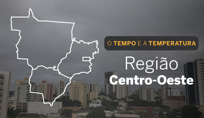 PREVISÃO DO TEMPO: terça-feira (12) com alerta para chuvas e onda de calor no Centro-Oeste