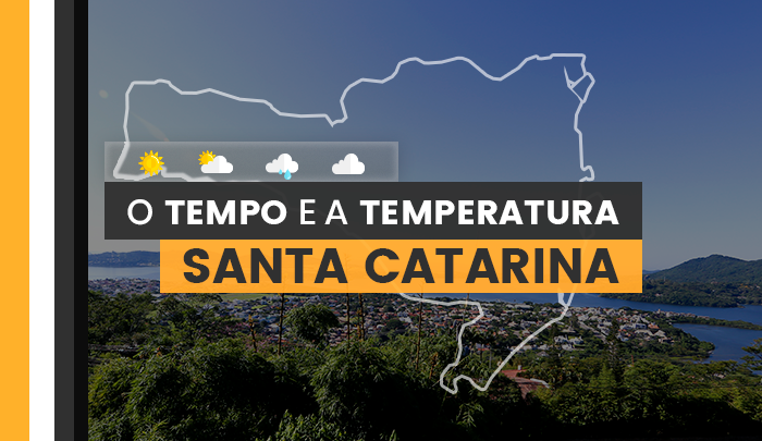PREVISÃO DO TEMPO: terça-feira (5) com dia chuvoso em Santa Catarina