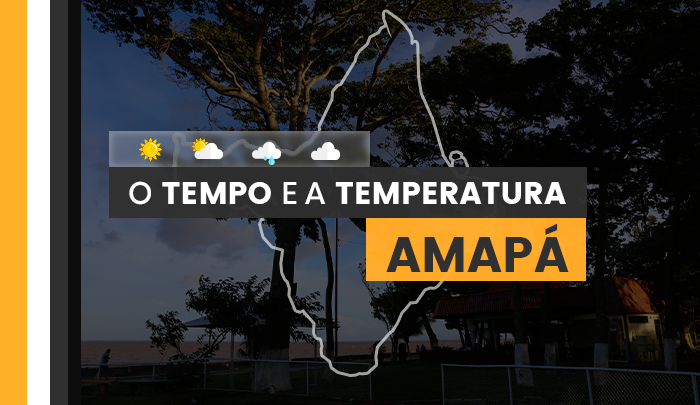 PREVISÃO DO TEMPO: terça-feira (5) com pancadas de chuva no Amapá