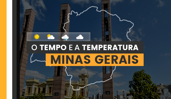 PREVISÃO DO TEMPO: quarta-feira (17) com muitas nuvens em Minas Gerais