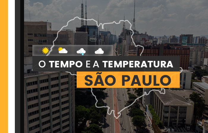 PREVISÃO DO TEMPO: quarta-feira (17) com tempo encoberto em São Paulo
