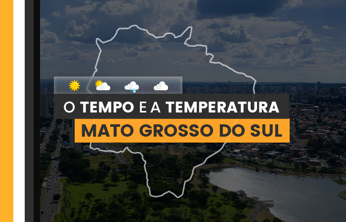 PREVISÃO DO TEMPO: quinta-feira (4) chuvosa no Mato Grosso do Sul