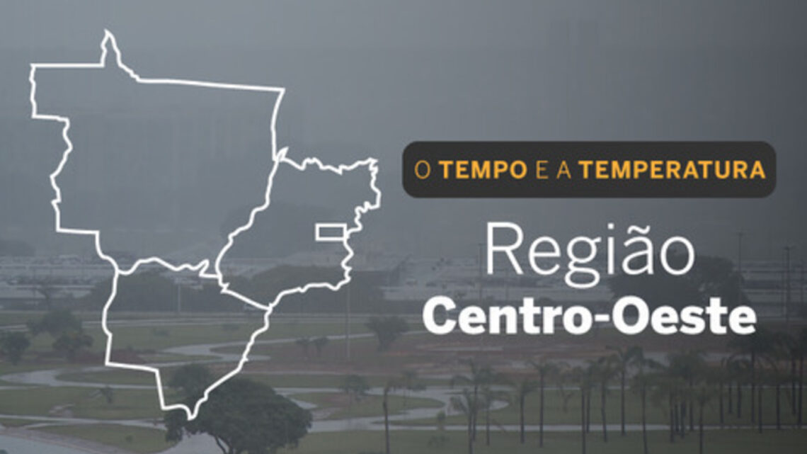 PREVISÃO DO TEMPO: segunda-feira (15) com tempo encoberto e pancadas de chuva no Centro-Oeste