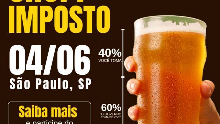 Maior Chopp Sem Imposto de São Paulo será nos próximos dias