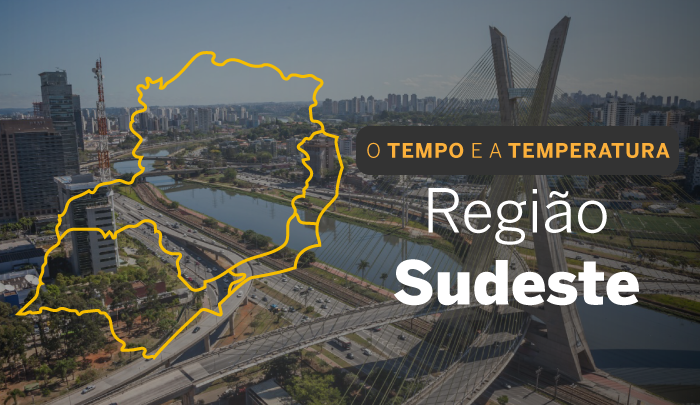 PREVISÃO DO TEMPO: domingo (21) sem chuvas no Sudeste