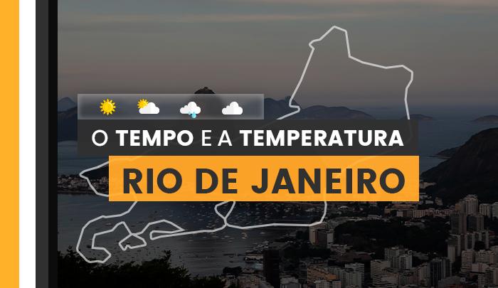 PREVISÃO DO TEMPO: quarta-feira (26) sem chuvas no Rio de Janeiro