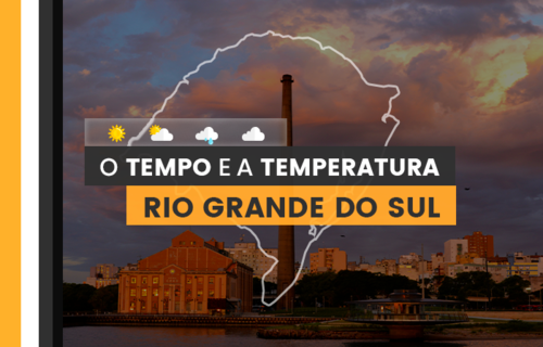 PREVISÃO DO TEMPO: quarta-feira (3) tem pancadas de chuva no Rio Grande do Sul