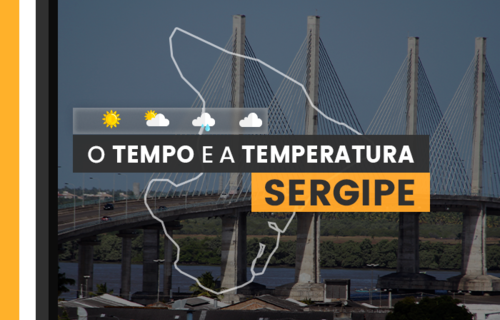 PREVISÃO DO TEMPO: sexta-feira (21) com chuva em Sergipe