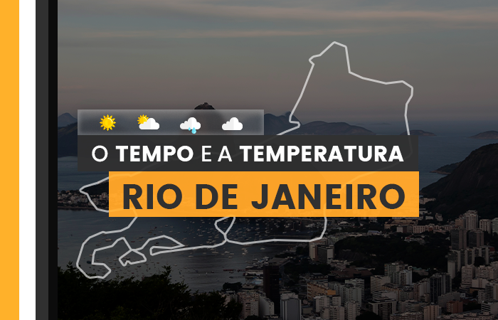 PREVISÃO DO TEMPO: sexta-feira (24) com alerta para quedas de temperatura no Rio de Janeiro