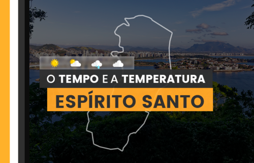 PREVISÃO DO TEMPO: sexta-feira (5) sem chuvas no Espírito Santo