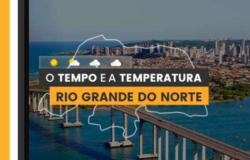 PREVISÃO DO TEMPO: terça-feira (2) com chuva em regiões do Rio Grande do Norte
