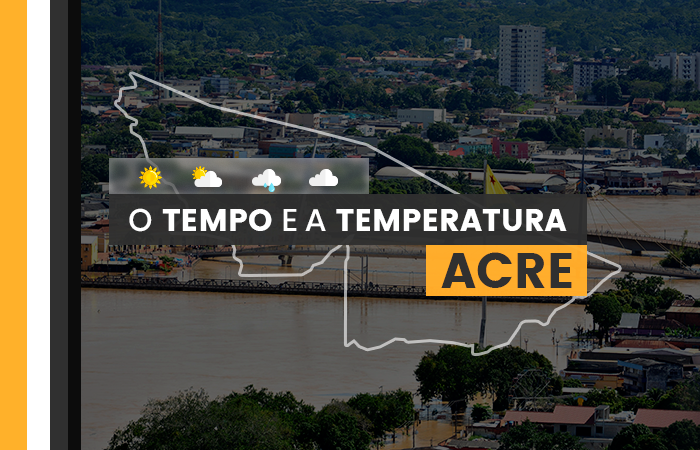PREVISÃO DO TEMPO: quarta-feira (3) com possibilidade de chuva em regiões do Acre