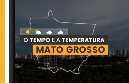 PREVISÃO DO TEMPO: terça-feira (4) com umidade mínima de 25% em Mato Grosso