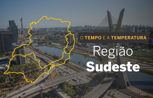 PREVISÃO DO TEMPO: sábado (29) com alerta para baixa umidade no Sudeste