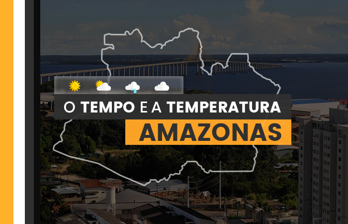 PREVISÃO DO TEMPO: terça-feira (2) com alerta para chuva no Amazonas