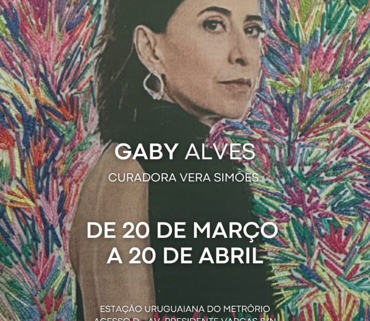 Exposição “Mulheres” de Gaby Alves chega ao Metrô Rio