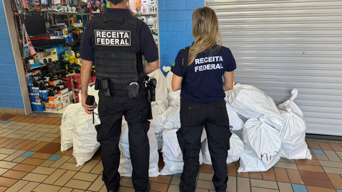 Receita Federal deflagra operação “Mercado Ilegal” em Aparecida
