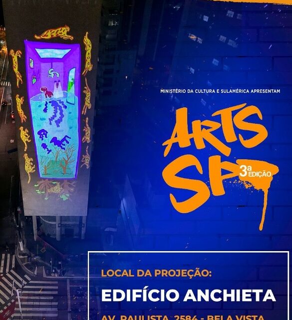 Arts SP – 3ª edição conecta arte urbana, tecnologia e música em projeções