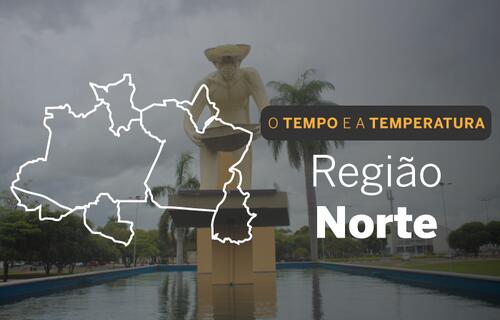 PREVISÃO DO TEMPO: Chuvas intensas no Norte, nesta segunda-feira (17)
