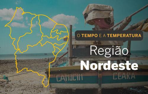 PREVISÃO DO TEMPO: Nordeste terá muitas nuvens com possibilidade de chuva isolada, nesta terça-feira (11)