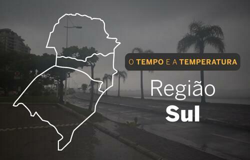 PREVISÃO DO TEMPO: Temperaturas despencam no Sul do país