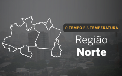 PREVISÃO DO TEMPO: chuvas intensas com alerta de perigo no Norte