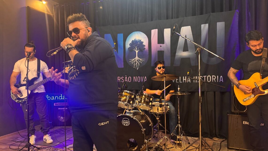 Nohau participa do Showlivre com Japinha e Marcelo Mancini