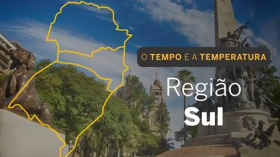 PREVISÃO DO TEMPO: Sul terá chuvas intensas nesta sexta-feira (25)