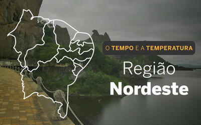 PREVISÃO DO TEMPO: chuva predomina no Nordeste; Bahia terá sol