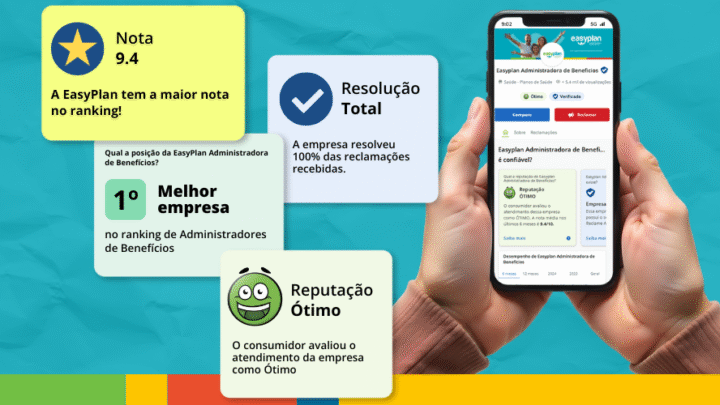 EasyPlan lidera entre administradoras no Reclame Aqui