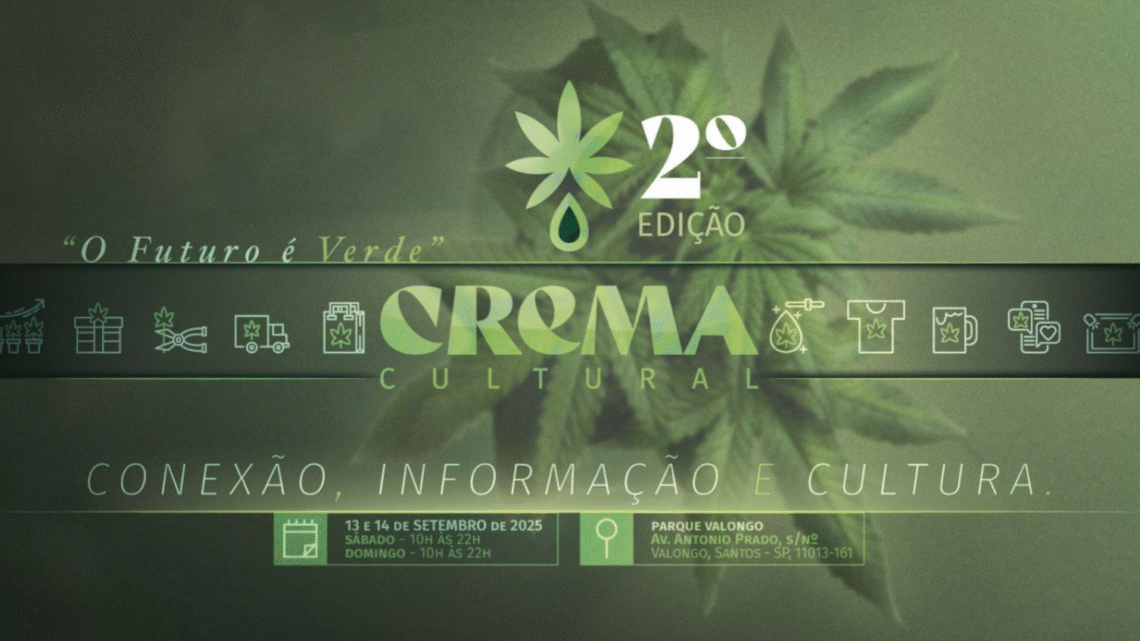 Congresso Crema debate cannabis em Santos/SP