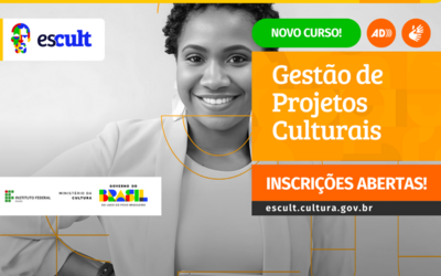 Escola do MinC abre inscrições para curso  de Gestão de Projetos Culturais, on-line e gratuito