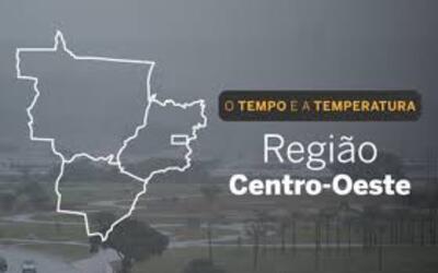 PREVISÃO DO TEMPO: Centro-Oeste terá pancadas de chuva em áreas de Mato Grosso e Mato Grosso do Sul