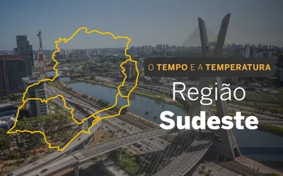 PREVISÃO DO TEMPO: Quarta-feira (24) será de tempo instável com chuvas no Sudeste