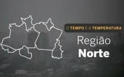 PREVISÃO DO TEMPO: Sábado (20) com chance de chuva em boa parte da região Norte