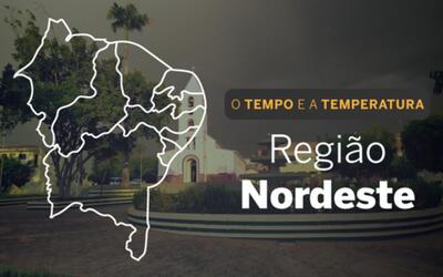 PREVISÃO DO TEMPO: chuva predomina no Nordeste nesta segunda-feira (29)