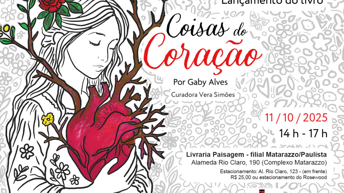 Lançamento do livro “Coisas do Coração” na Livraria Paisagem