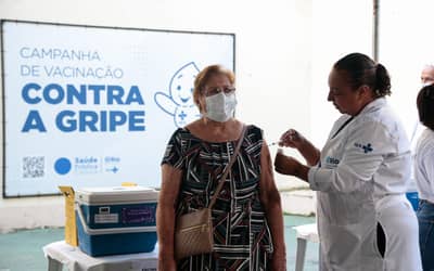 Gripe: vacinação segue na cidade do Rio de Janeiro para aumentar adesão do público prioritário